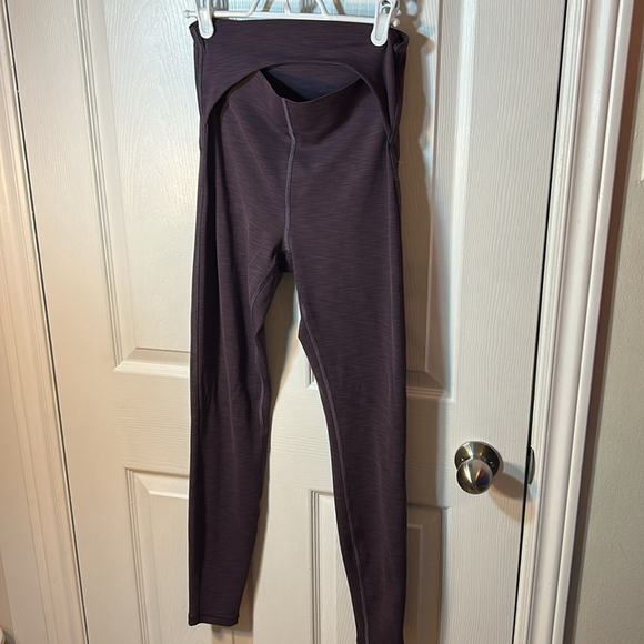 Lululemon power within super high rise leggings 28 inseam size 6 black current - Picture 5 of 9